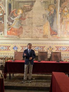 Restauro affresco Palazzo dei Priori Rotary Volterra