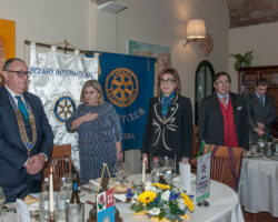 Vista del Governatore al Rotary Club Volterra