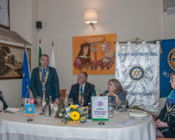 Vista del Governatore al Rotary Club Volterra