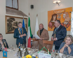 Vista del Governatore al Rotary Club Volterra
