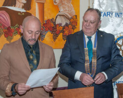 Vista del Governatore al Rotary Club Volterra