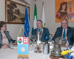 Vista del Governatore al Rotary Club Volterra
