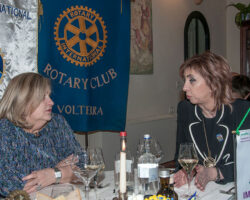 Vista del Governatore al Rotary Club Volterra