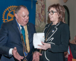 Vista del Governatore al Rotary Club Volterra