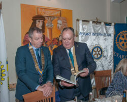 Vista del Governatore al Rotary Club Volterra