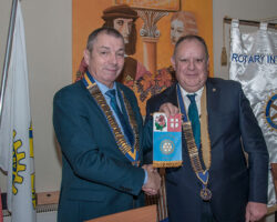 Vista del Governatore al Rotary Club Volterra